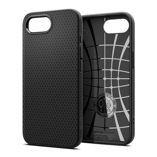 Удароустойчив Калъф Spigen Liquid Air за iPhone 16e/17e, Черен
