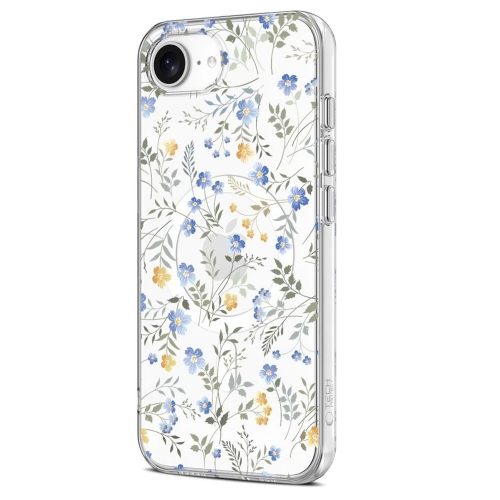 Удароустойчив калъф Tech-Protect Magmood MagSafe за iPhone 16e/17e, Цветя