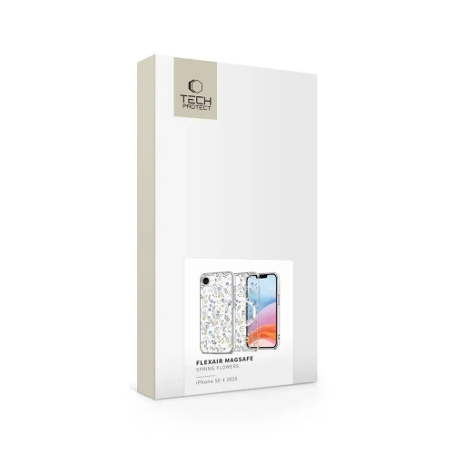Удароустойчив калъф Tech-Protect Magmood MagSafe за iPhone 16e/17e, Цветя