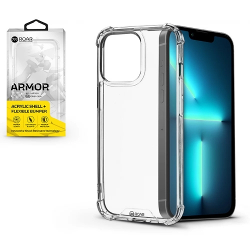 Удароустойчив калъф Armor Jelly Roar за iPhone 13 Pro, Прозрачен