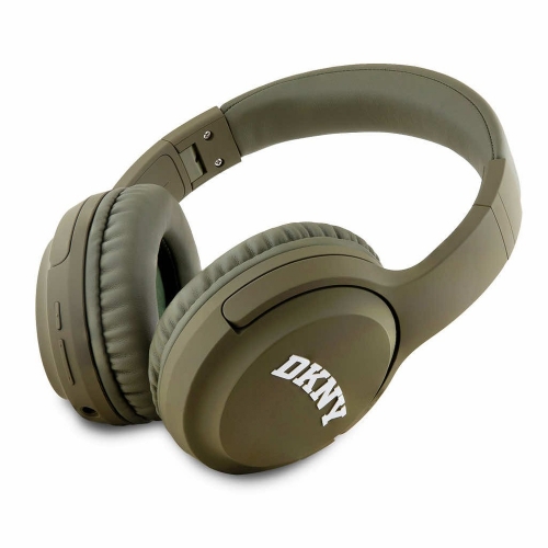 Безжични Слушалки DKNY PU Leather Arch Logo Wireless Headphone, Зелен
