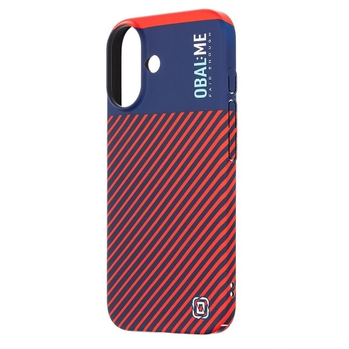 Пластмасов калъф OBAL-ME за iPhone 16, Син-червен