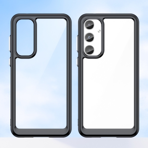 Удароустойчив калъф Acrylic Matte за Samsung Galaxy A55 5G, Черен