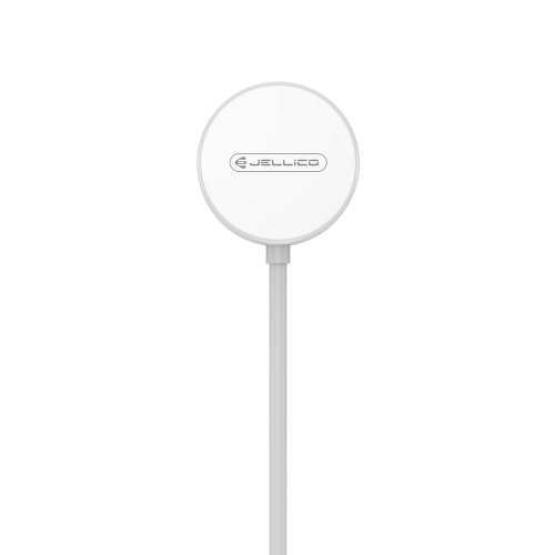 Кабел за зареждане Jellico W9, USB-C, съвместим с Apple Watch, 3W, 1 метър, бял