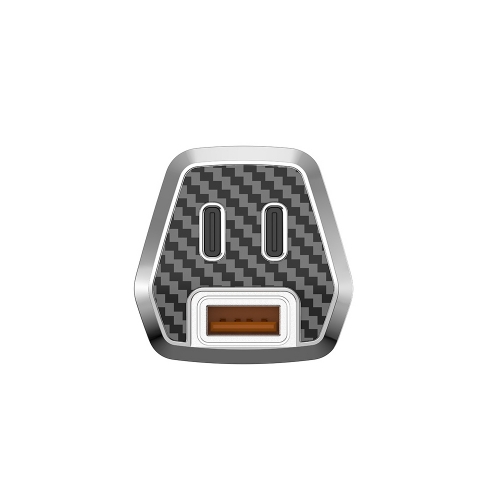 Зарядно за кола 12V Jellico F15, PD, 88.5W, 2xUSB-C, 1xUSB, QC3.0, черен