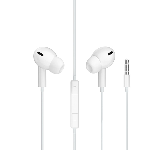 Слушалки с микрофон Jellico EP3A, 3.5mm, 1.2m, бели