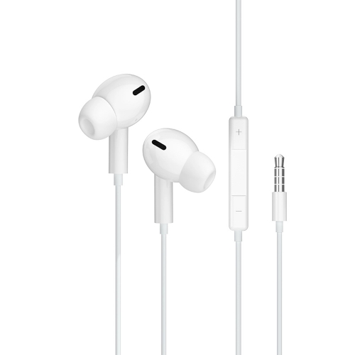 Слушалки с микрофон Jellico EP3A, 3.5mm, 1.2m, бели