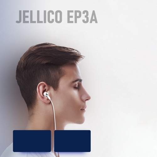 Слушалки с микрофон Jellico EP3A, 3.5mm, 1.2m, бели