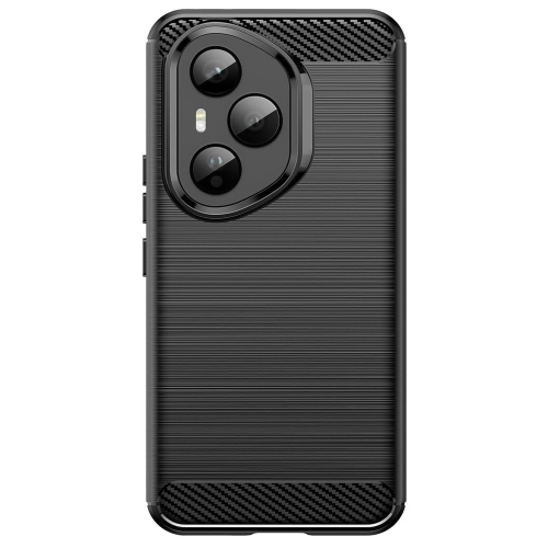 Силиконов калъф Carbon за Honor 400 Pro, черен