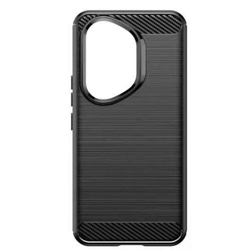 Силиконов Калъф Techsuit Carbon Fibre Brushed за Honor 400 Pro, черен