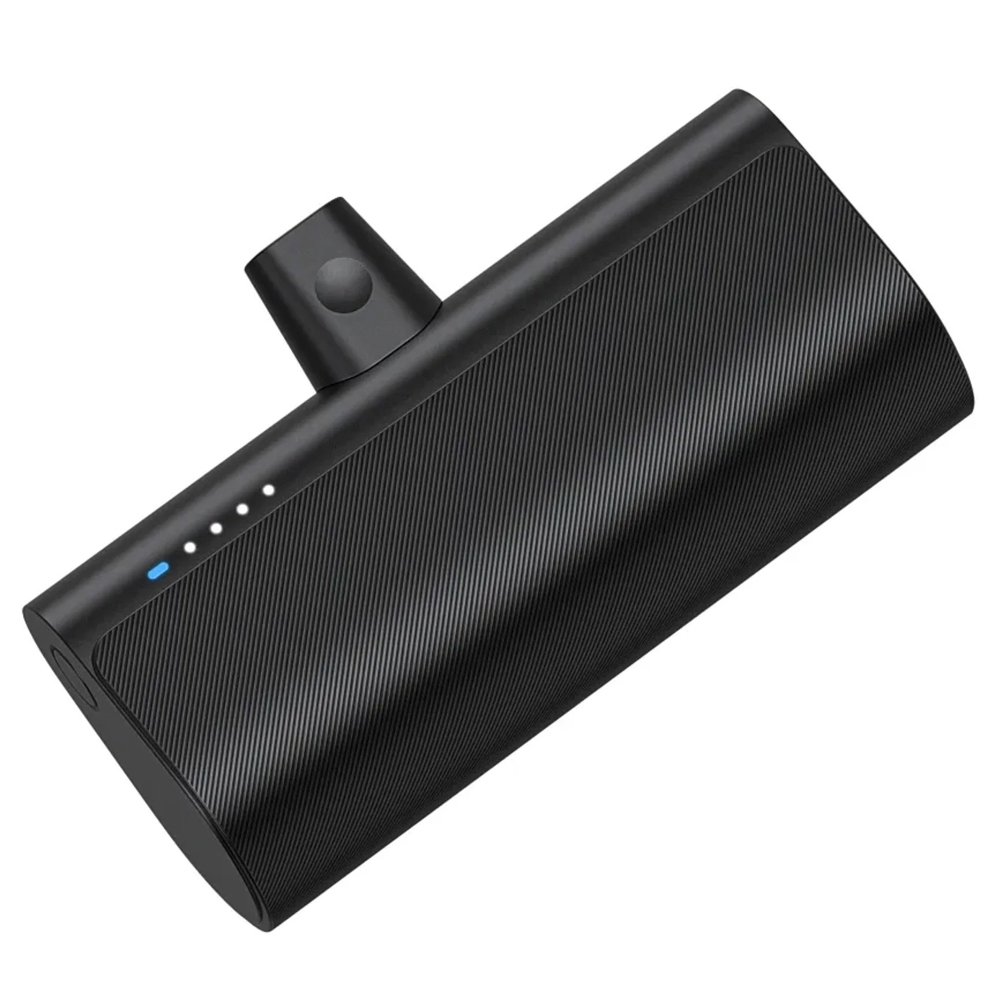 Външна батерия Blue Star W0556, 5000 mAh,USB-C, 2,1A, черен
