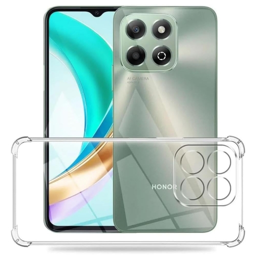 Силиконов калъф Techsuit Shockproof за Huawei Honor X6b, прозрачен