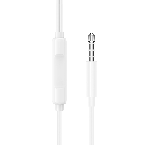 Слушалки с микрофон Borofone BM100 Max Fuente, 3.5 мм жак, бял