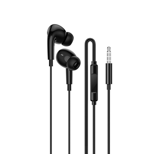 Слушалки с микрофон Borofone BM100 Pro Fuente, 3.5 мм аудио жак, черен