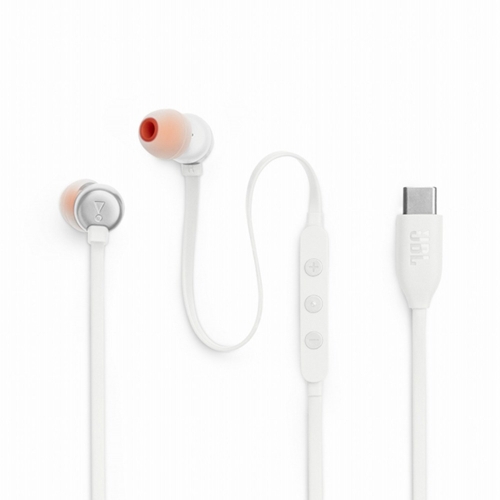 Слушалки Jbl Tune 310C, USB-C, бели