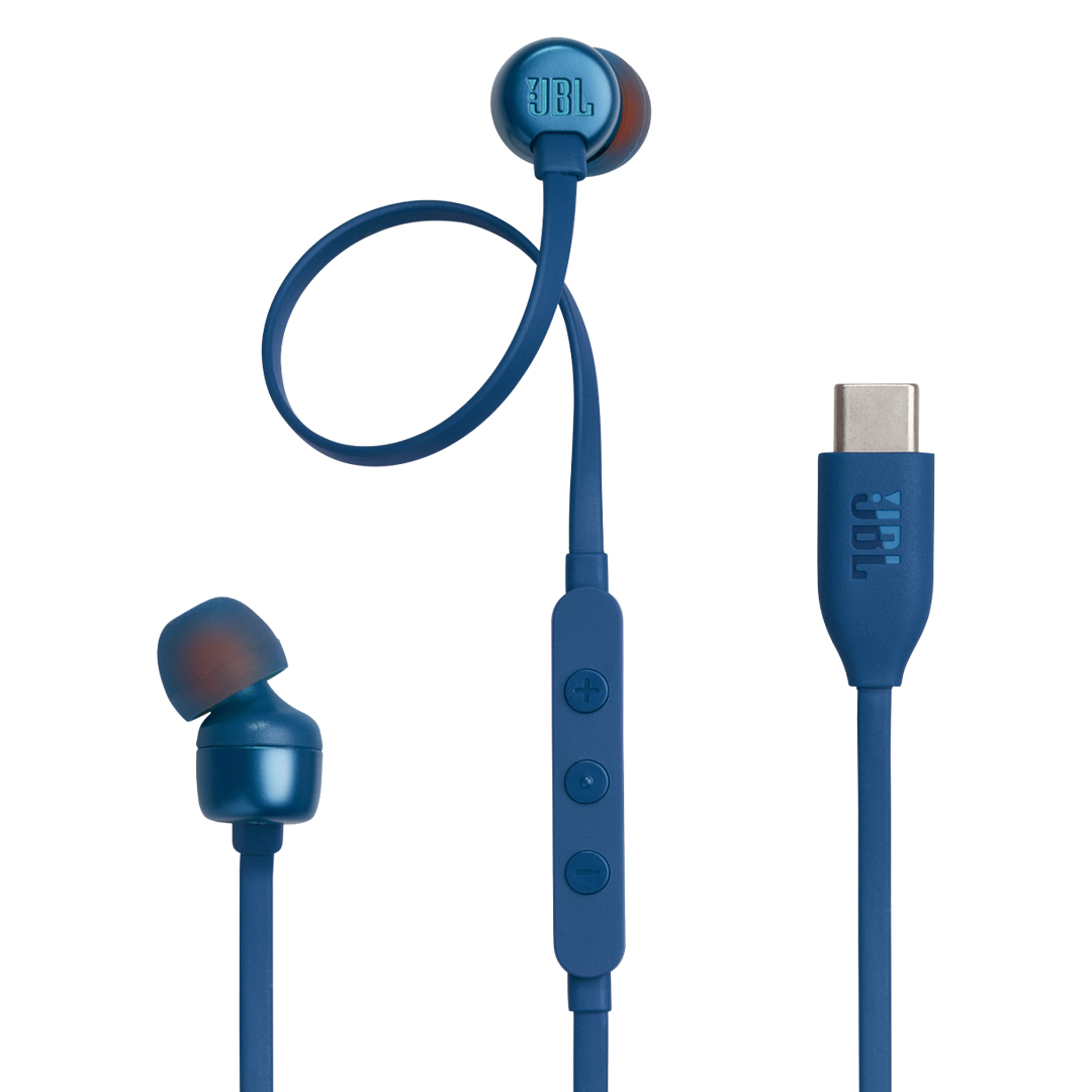 Слушалки Jbl Tune 310C, USB-C, сини