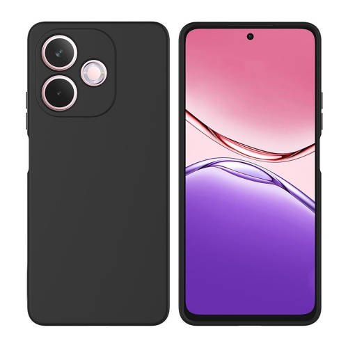 Силиконов калъф Matte за Oppo A5 Pro 5G, черен