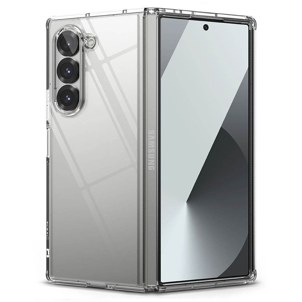 Силиконов калъф Techsuit Clear Silicone за Samsung Galaxy Z Fold 7, прозрачен