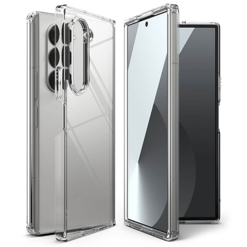 Силиконов калъф Techsuit Clear Silicone за Samsung Galaxy Z Fold 7, прозрачен
