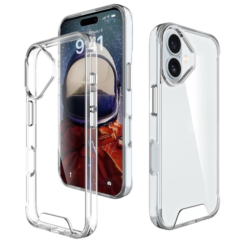 Калъф Space за iPhone 16, прозрачен