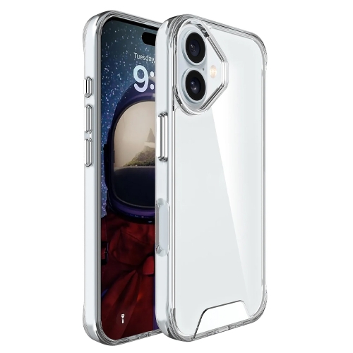 Калъф Space за iPhone 16, прозрачен