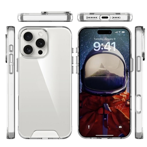 Калъф Space за iPhone 16 Pro Max, прозрачен