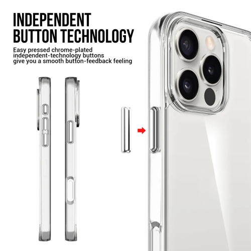 Калъф Space за iPhone 16 Pro Max, прозрачен
