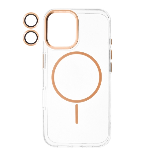 Калъф Resistant Creative MagSF за iPhone 16, златист - черен