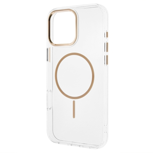 Калъф Resistant Creative MagSF за iPhone 16, златист - черен