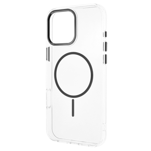 Калъф Resistant Creative MagSF за iPhone 16 Plus, прозрачен - черен