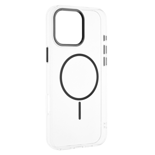 Калъф Resistant Creative MagSF за iPhone 16 Plus, прозрачен - черен
