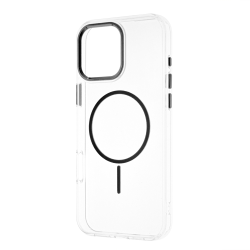 Калъф Resistant Creative MagSF за iPhone 16 Pro Max, прозрачен - черен