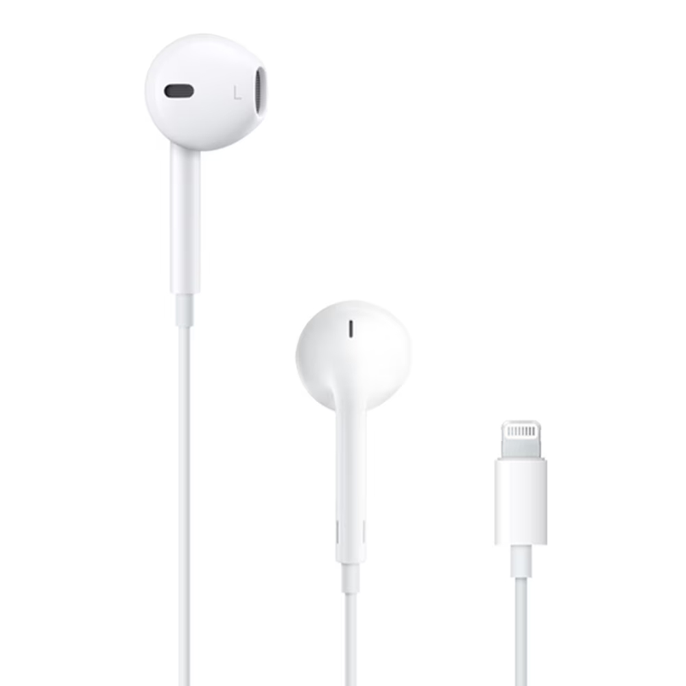 Слушалки Apple Lightning Connector EarPods, бели