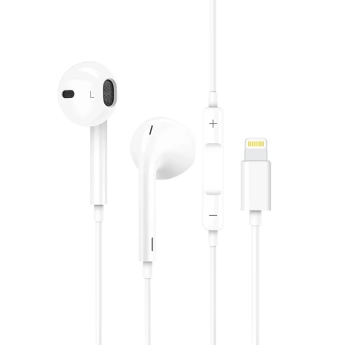 Слушалки Apple Lightning Connector EarPods, бели