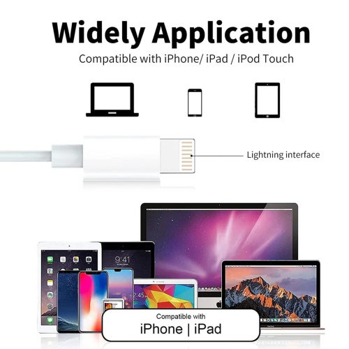 Слушалки Apple Lightning Connector EarPods, бели