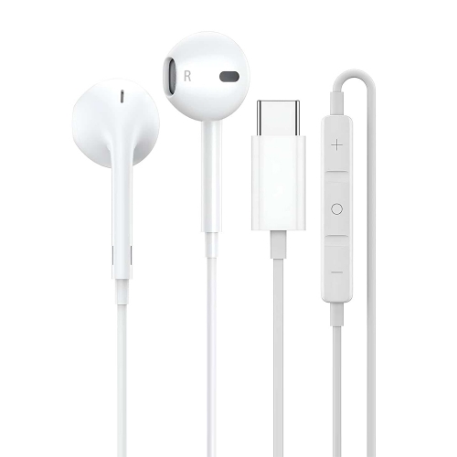Слушалки Apple EarPods USB-C, бели