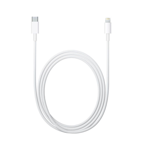 Кабел Apple USB-C to Lightning Cable, 2 m, бял