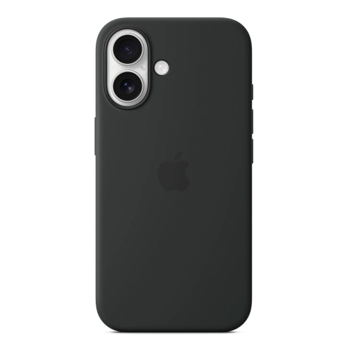 Калъф Apple Silicone MagSafe за iPhone 16, черен