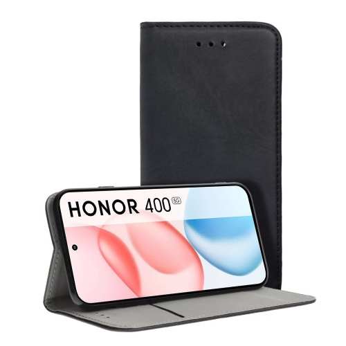 Калъф Тефтер Magnetic за Honor 400, черен