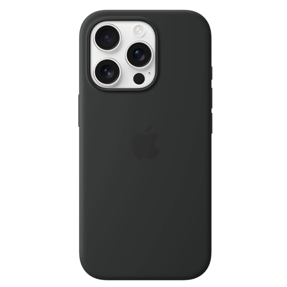 Калъф Apple Silicone MagSafe за iPhone 16 Pro, черен
