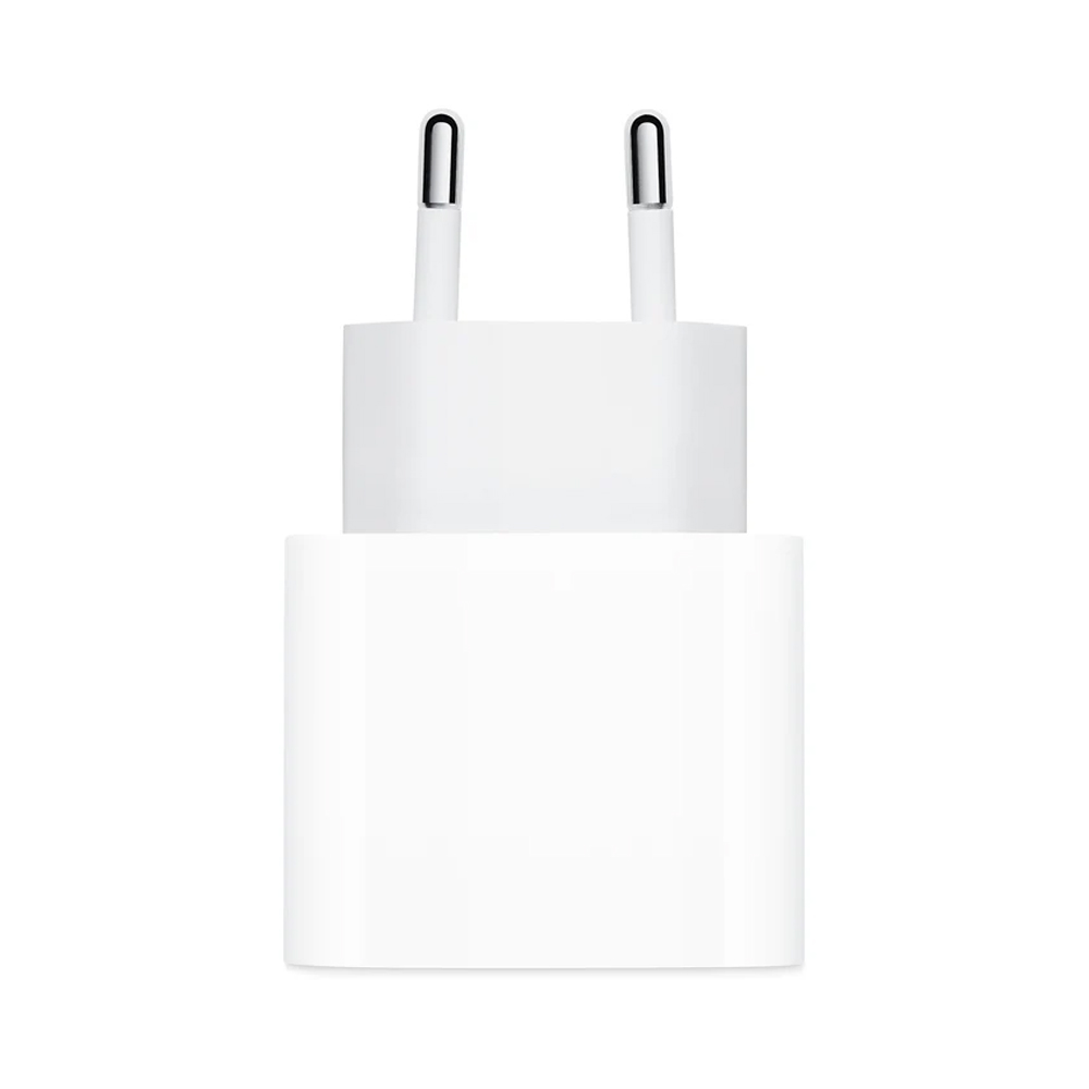 Зарядно iPhone USB-C 20W Power Adapter, EU Blister, бял