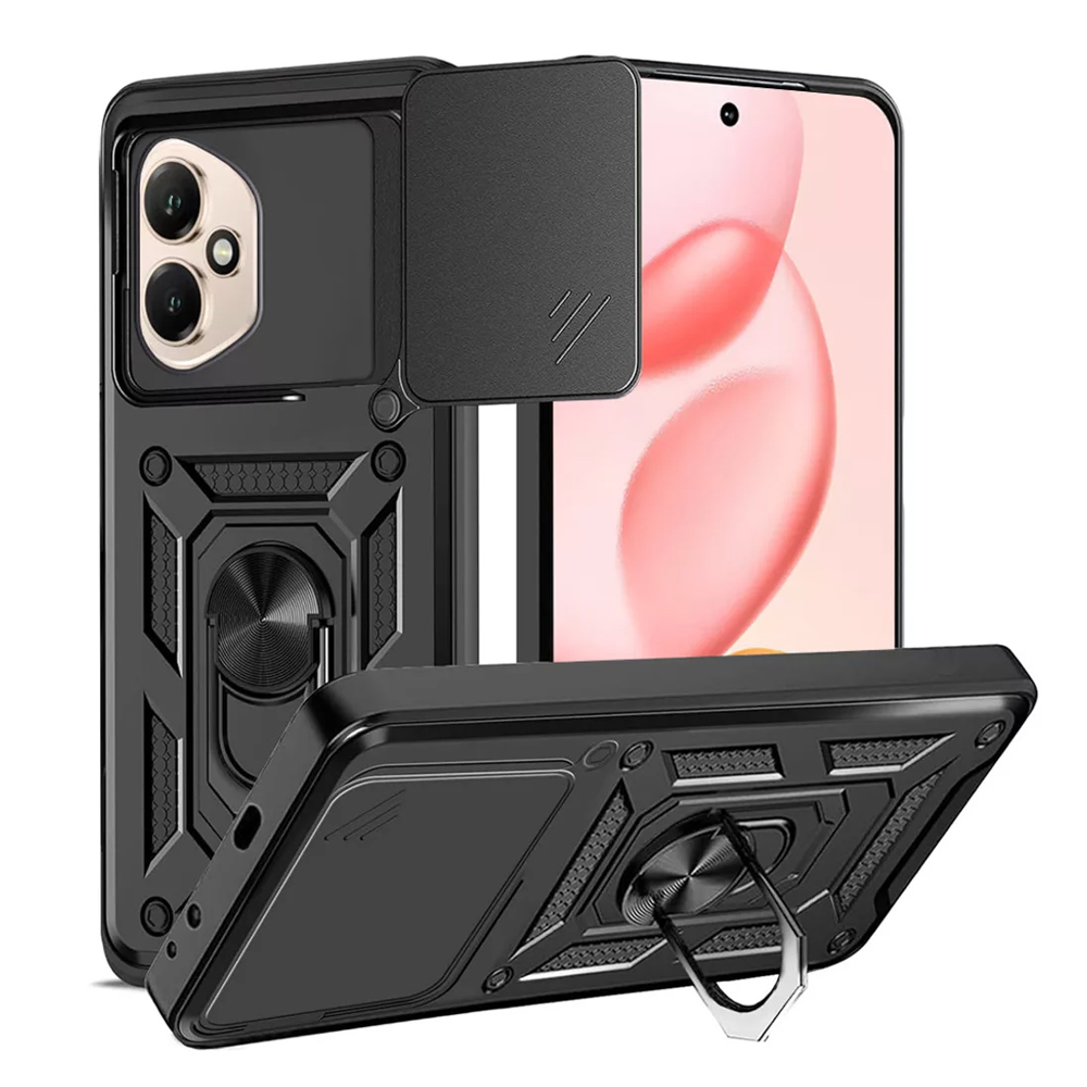 Калъф Techsuit CamShield за Huawei Honor 400,  черен