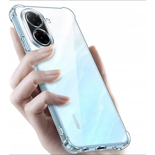 Силиконов калъф Techsuit Shockproof за Xiaomi Redmi A5 4G, Прозрачен
