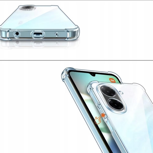 Силиконов калъф Techsuit Shockproof за Xiaomi Redmi A5 4G, Прозрачен