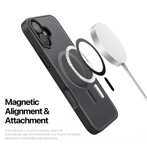 Калъф Dux Ducis Yind MagSF за iPhone 17, черен
