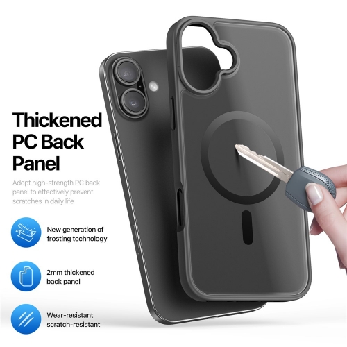 Калъф Dux Ducis Yind MagSF за iPhone 17, черен