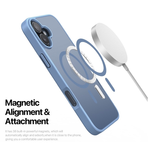 Калъф Dux Ducis Yind MagSF за iPhone 17, светло син