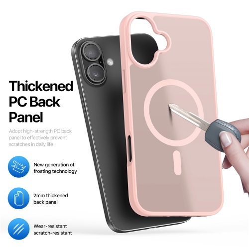Калъф Dux Ducis Yind MagSF за iPhone 17, светло розов