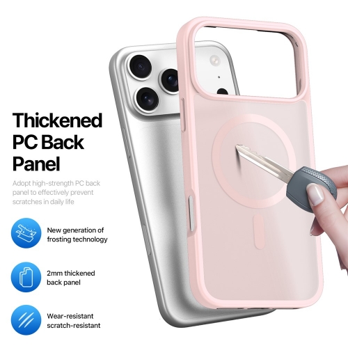 Калъф Dux Ducis Yind MagSF за iPhone 17 Pro, светло розов