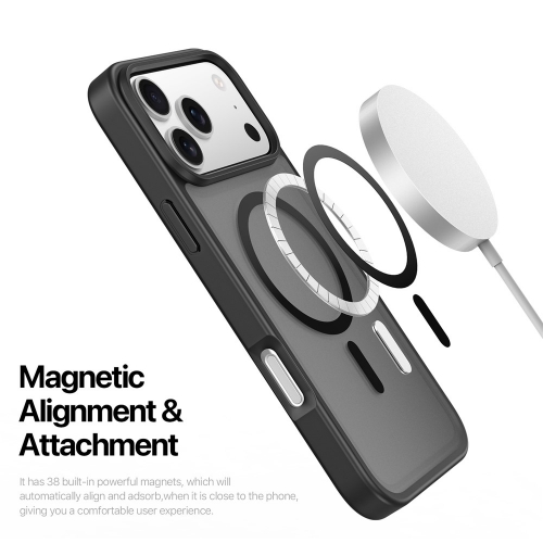 Калъф Dux Ducis Yind MagSF за iPhone 17 Pro Max, черен